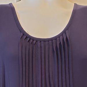 CZDolay Size M Blue Sleeveless Knee Length Dress
